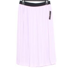 NWT Worthington Womens Skirt Pleated Midi Arctic Purple Size Medium Petite FI